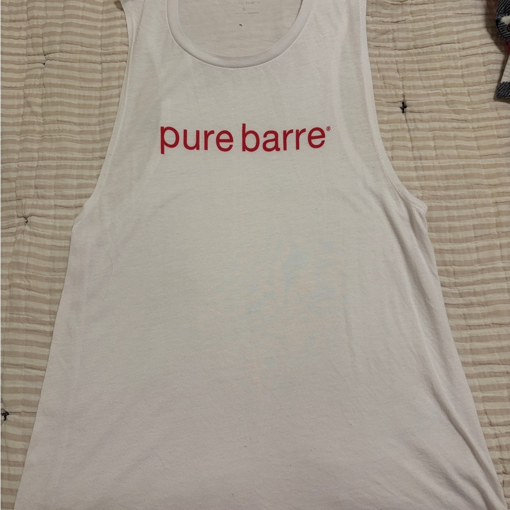 Pure Barre White Crew Neck Top